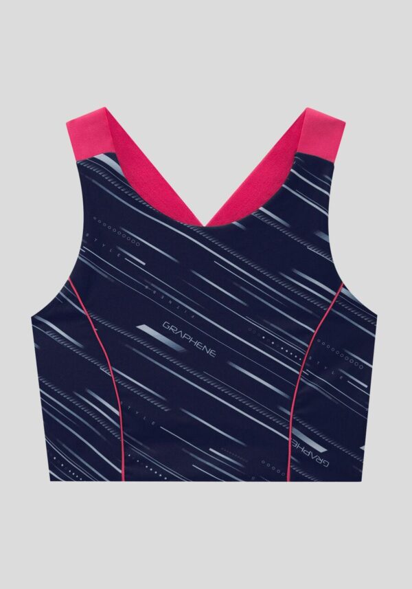 Top Cross Alongado Estampando - Graphene - Image 4