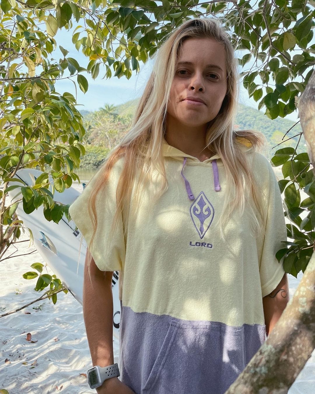 Poncho Atoalhado de Surf Feminino - LORD - Imagem 2
