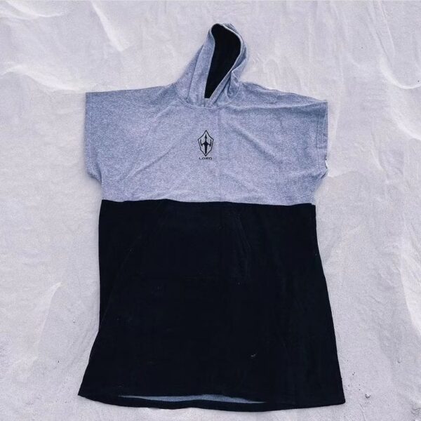 Poncho Atoalhado de Surf Cinza - LORD - Image 3