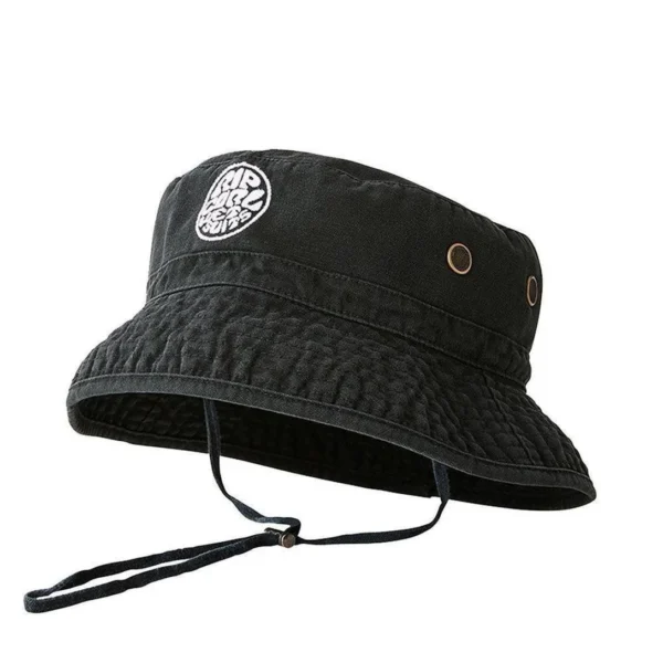 Chapéu Rip Curl Wetsuit Icon Mid Brim Ha - Preto - Image 3