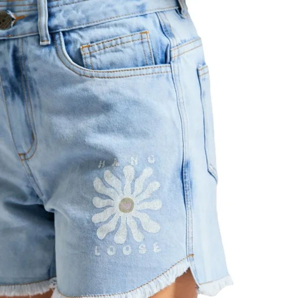 Shorts Jeans Feminino Hang Loose Groovi - Image 2