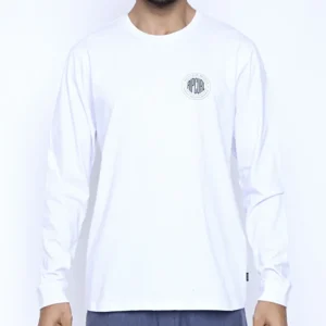 Camiseta Rip Curl M/L Branco Stample Tee