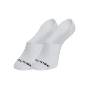 Kit 2 Pares Meia Casual Super Invisível Hang Loose Branco